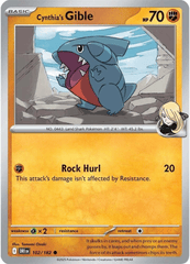 Cynthia's Gible - 102/182 - Common - Reverse Holo